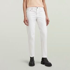 NWT G Star Raw White "Kate" Boyfriend Jeans